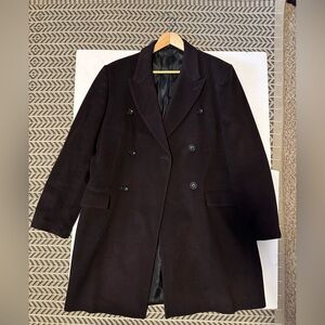 Club Monaco Elegant Black Coat